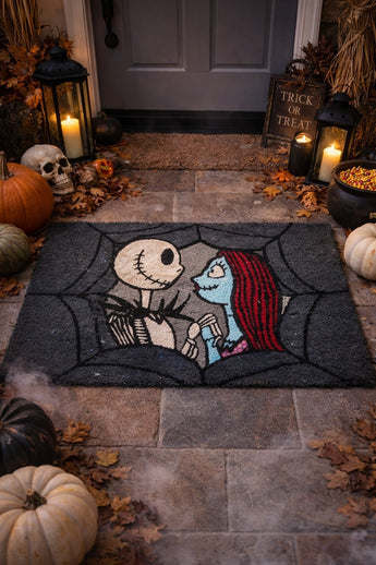 New Halloween Disney Nightmare Before Christmas Outdoor Entry Rug Home Decor