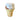 New Vanilla Chocolate Swirl Ice Cream Decorative Flower Table Vase Room Decor