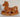 Vtg Robert Raikes Nursery Miniature Rocking Horse Bear Brown Wooden Furniture
