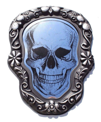 New Skull Skeleton Mirror Gothic Happy Halloween Decor / Prop