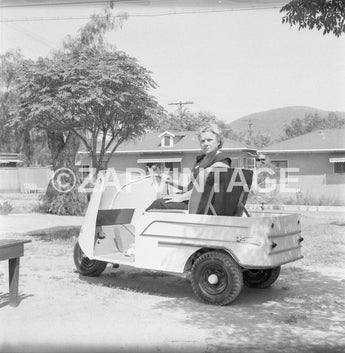 Vtg 1957 Women Driving Autoette Golfmobile Electric Cart (Golf Cart) Photo #1752