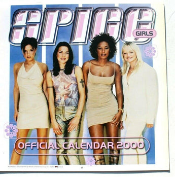 Vintage 1999 Spice Girl Original Official Calendar 2000