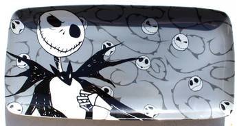 Disney Nightmare Before Christmas Jack Skellington Ceramic Rectangular Tray NEW