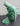 Vintage Green Ceramic "Drinks Like A Fish" Funny Comedy Tabletop Statue