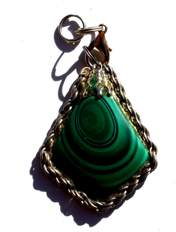 Vintage Gemstone (Agate Stone Geode Crystal) Necklace Pendant Jewelry