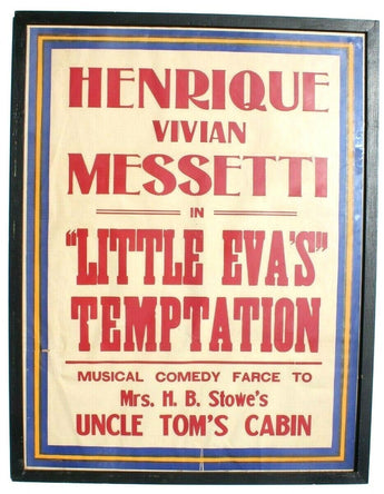 1928 Uncle Tom's Cabin "Little Evas Temptation" Henrique Vivian Messetti Poster