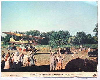 VTG Original 1972 ACE ELLAND RODGER OF THE SKIES LOBBY CARD Lithograph 72/97