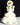 Vintage Ceramic Lady Girl In Dress And Bonnet Figurine Double Sided Planter