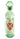 Vtg Glass Decal Whiskey Decanter Bottle W/ Cork Stopper "Federal Law Prohibits"