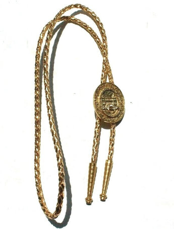 Vtg Dan E. Butcher Potentate Al Malaikah Temple Cowboy Western Bolo Tie Rodeo