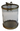 New Hammered Glass Metal Gold Bow ICE BUCKET CONTAINER Flower Vase Container