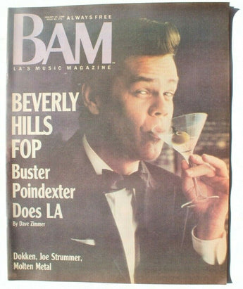 Vtg BAM LA's Music Magazine - January 15, 1988 Robbie Robertson New Future