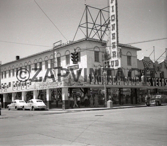 Vtg 1940s B&W Photo (Pioneer Hotel Las Vegas Nevada Gambling Casino) #391