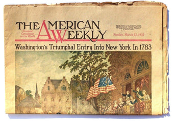Vintage Newspaper THE AMERICAN WEEKLY Sunday March 13, 1932 (Washington)