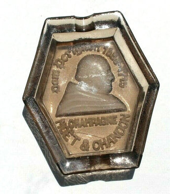 Vintage Antique Purple Champagne Dom Perignon Advertising Ashtray