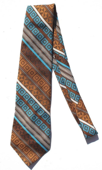 Vintage 1970s Retro Townscraft Penny's Necktie Tie