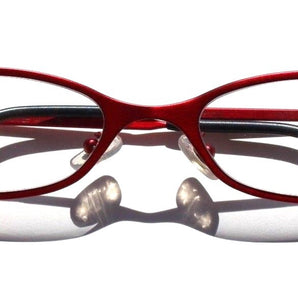 New Vtg 2000 L.A. Eyeworks Retro KIDS Abstract Eyeglasses Red Rooty 448 Glasses