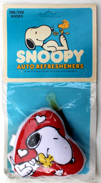 Sealed 1965 Vintage Peanut Snoopy Cool Sunglasses Woodstock Auto Refreshener NOS