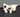 Vtg MCM CALIFORNIA CA Pottery - Miniature Cow Animal Figurine #253