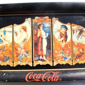 Vintage Coca Cola Vintage Four Seasons 1990 Coke Serving Tray