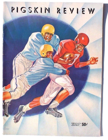 VTG NOVEMBER 19, 1955 Pigskin Review Football PROGRAM Magazine