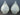 2 VTG Swag Ceiling Lamp Light MCM Glass Teardrop Shades Hollywood Regency