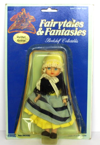Sealed VTG Fairytales & Fantasies Mother Goose Doll Fishel No. 3000 Bookshelf