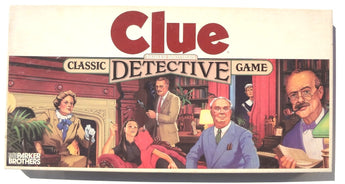 Vintage 1986 CLUE Classic Detective Board Game Parker Brothers