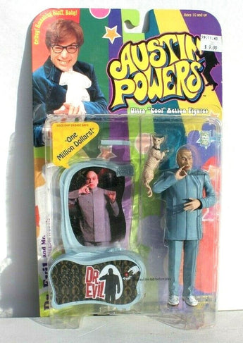 NEW 1999 Dr. Evil - McFarlane Toys - Austin Powers Series Action Figure Doll