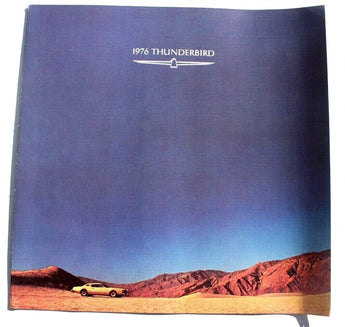 VINTAGE Original 1976 Ford Thunderbird Foldout Deluxe Sales Brochure 76
