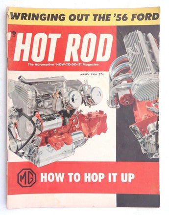 Vtg Hot Rat Rod Car Magazine - December 1964 HOT ROD (Ford 289 V8 to Volvo Swap)