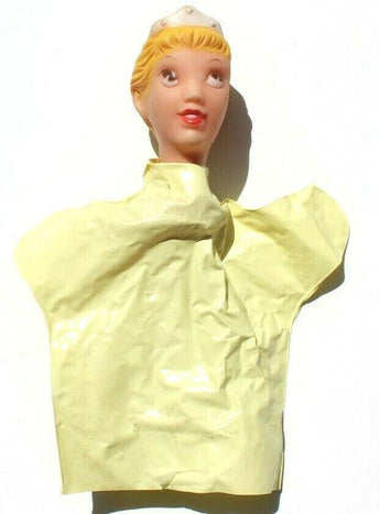 Vintage JVZ Co Good Witch Kids Bath Toy Hand Puppet - Stamped