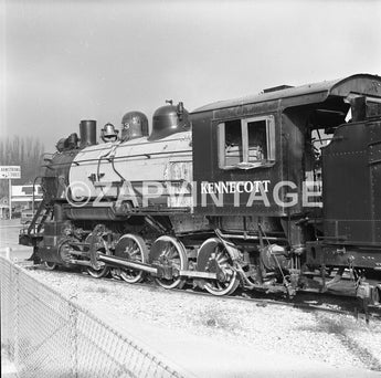 Vintage 1968 Kennecott Locomotive Engine Photo #1408