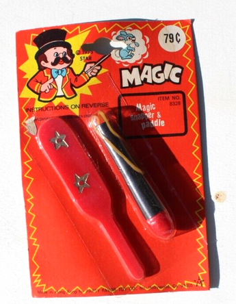 Sealed Vintage 1975 Magic Snapper & Paddle Gag Joke Gift Toy Parlor Trick NOS