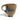 Vtg MCM CALIFORNIA CA Pottery CLAY - Retro Abstract Art Footed Coffee Cup RARE
