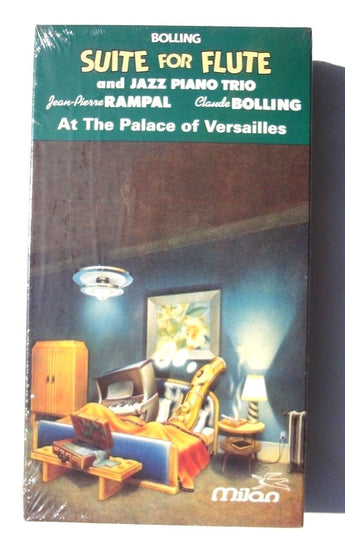 NEW Bolling SUITE FOR FLUTE & JAZZ PIANO TRIO Claude Bolling US 1994 VHS
