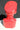 Vtg Signed Personal Touch 1982 Red Chinese / Asian Man Head Ceramic Figurine