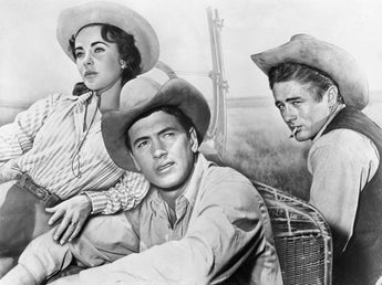 Vtg 1970s James Dean Elizabeth Taylor Rock Hudson In The Move GIANT Photo #1290