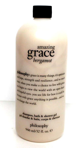 Sealed Philosophy Amazing Grace Bergamot 3-in-1 Shampoo Bath & Shower Gel 32 Oz