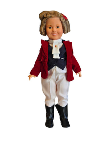 Vtg 1972 Ideal Toy Corp 17" Shirley Temple Equestrain Costum Doll 2M-5634-1