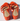 New Schutz Women's Olly Mid Block Nappa Orange Leather Mid Sandal sz 7.5 B