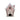 New Pink / White Christmas House Chanel W/ Pearls Shaped Wood Figure Decor