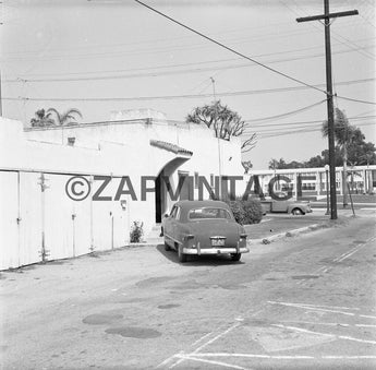 Vtg 1950s Ford Custom Deluxe Classic Car Ventura California Photo #1273
