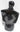 Vtg 1990s Abstract Black Retro Ceramic Modernist Sculpture Figure Man in Suit