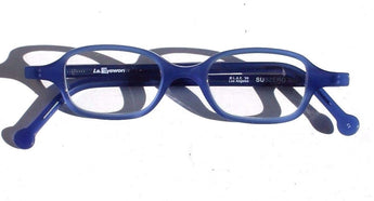 New Vtg 1998 L.A. Eyeworks Retro Eyeglasses - Blue Subzero 302