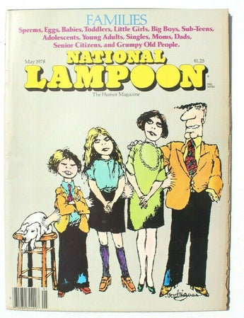 Vtg May 1978 National Lampoon Magazine Vol. 1 No. 98 (Families)