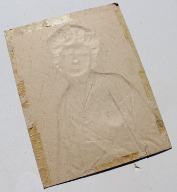 Antique 1804 Geshia Alfred S. Campbell Art Relievo 3-Dimen Embossed Photo