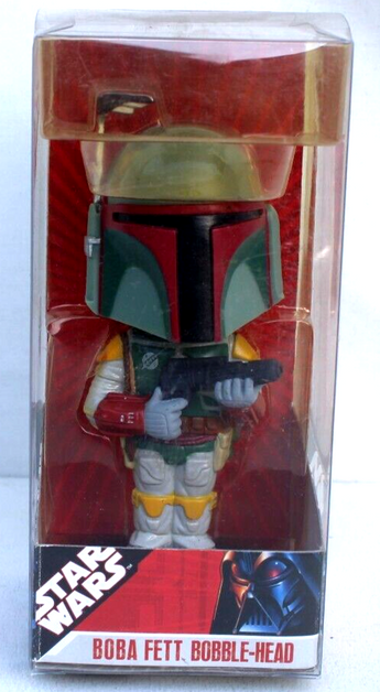 2007 WACKY WOBBLER FUNKO STAR WARS BOBA FETT BOBBLE HEAD