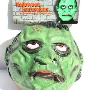 2008 Vtg PMG Halloween Expressions Horror Monstrous Monster Zombie Mask Latex