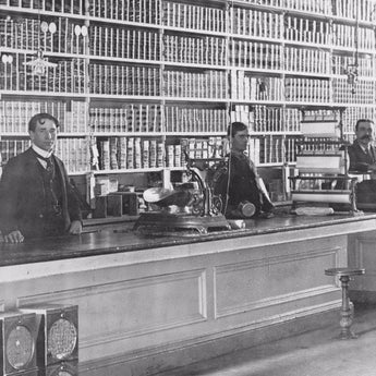 Vintage 1920'S Black & White Photo - Pastry, Bread, Crackers Grocery Store